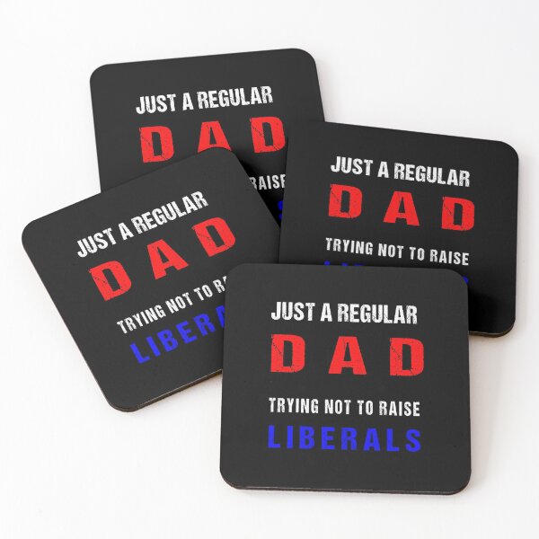 Item preview, America Flag Just a Regular Dad Trying Not To Raise Liberals 4th of July Father's Day Shirts designed and sold by midodesign20.