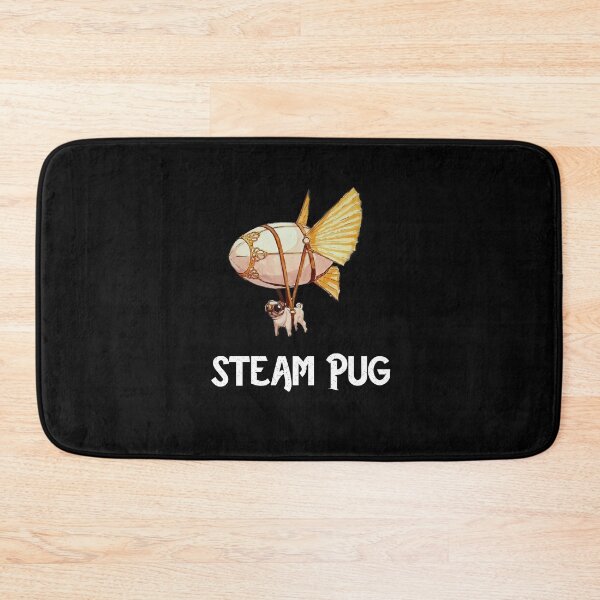 Item preview, Steam Pug - Retro Dog Shirt designed and sold by strengthdesign.