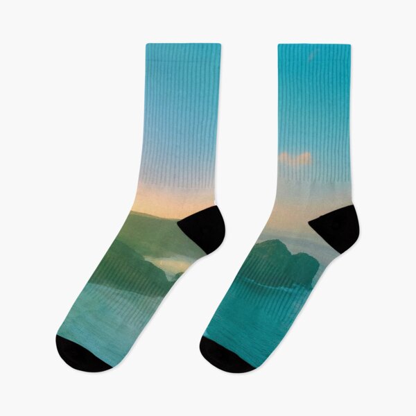 Item preview, Colorful tropical ocean cliff view designed and sold by Yulia Sh.