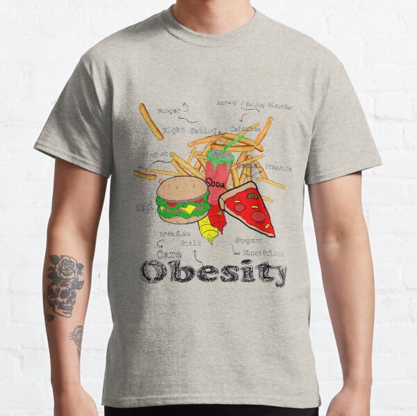 Vista previa del artículo con la obra «Obesidad 1», diseñado y vendido por DrTigrou.