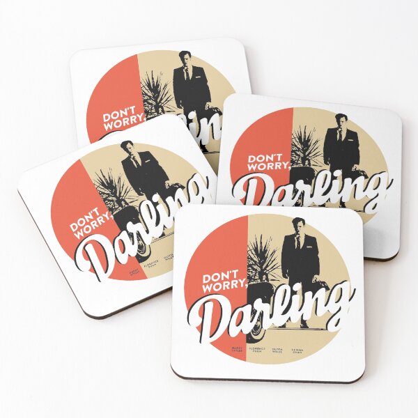 Item preview, Aesthetic minimalist movie poster "Don’t worry Darling" (2021) designed and sold by TrueType.