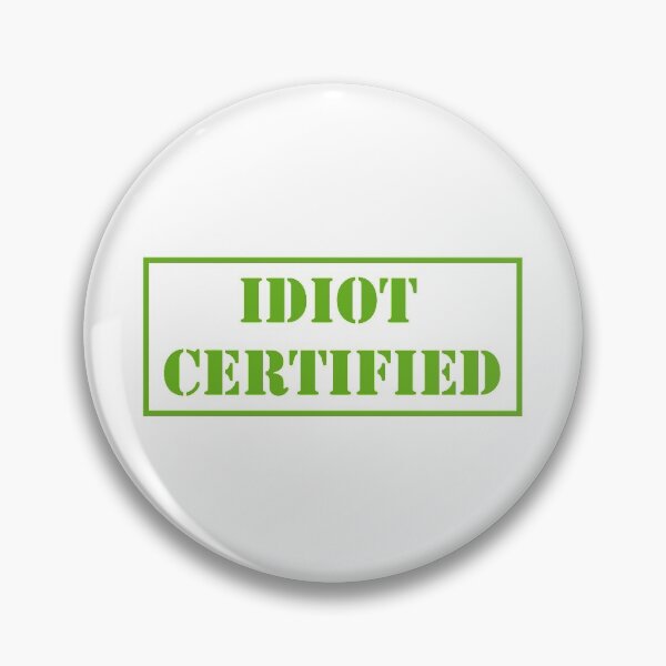 Item preview, dumb certification designed and sold by Steph6767.