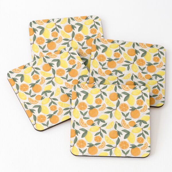 Item preview, Citrus fruit pattern designed and sold by Lena Pfitzner.