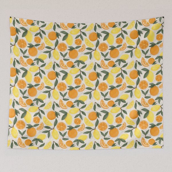 Item preview, Citrus fruit pattern designed and sold by Lena Pfitzner.