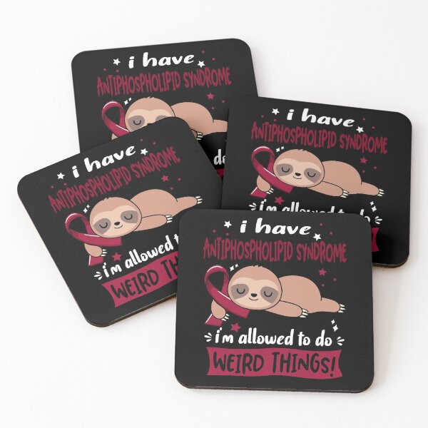 Item preview, Antiphospholipid Syndrome Awareness Funny I have Antiphospholipid Syndrome i'm allowed to do Weird Things! designed and sold by JanetShop809.