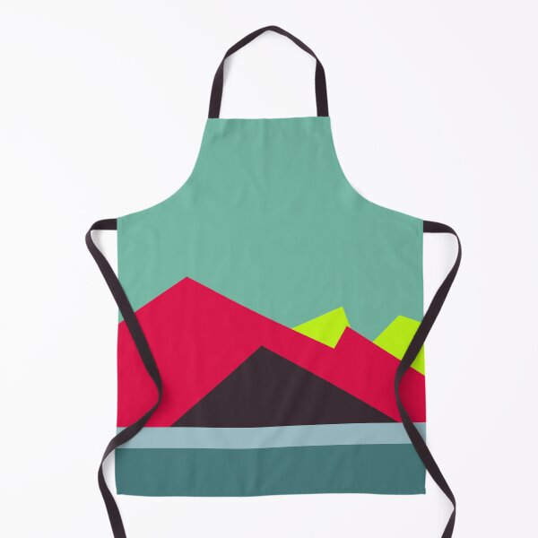 Item preview, Geometric landscape generative art poster illustration designed and sold by IuriiVlasenko.