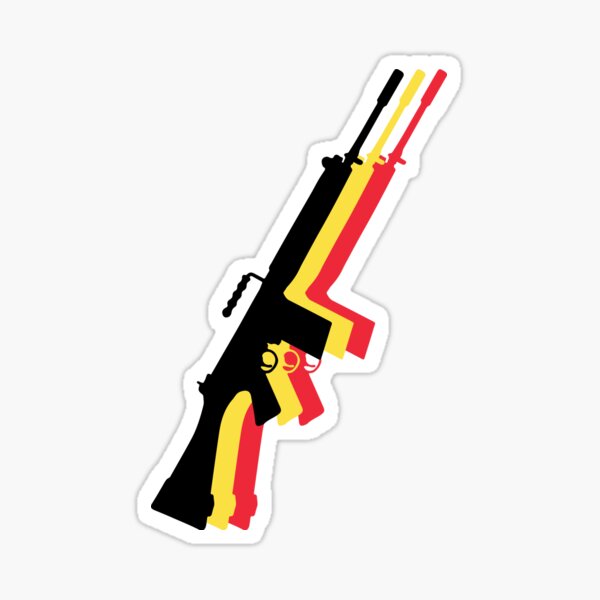 Item preview, FN FAL - Le bras droit du monde libre (version sans texte) designed and sold by WarrenVance.