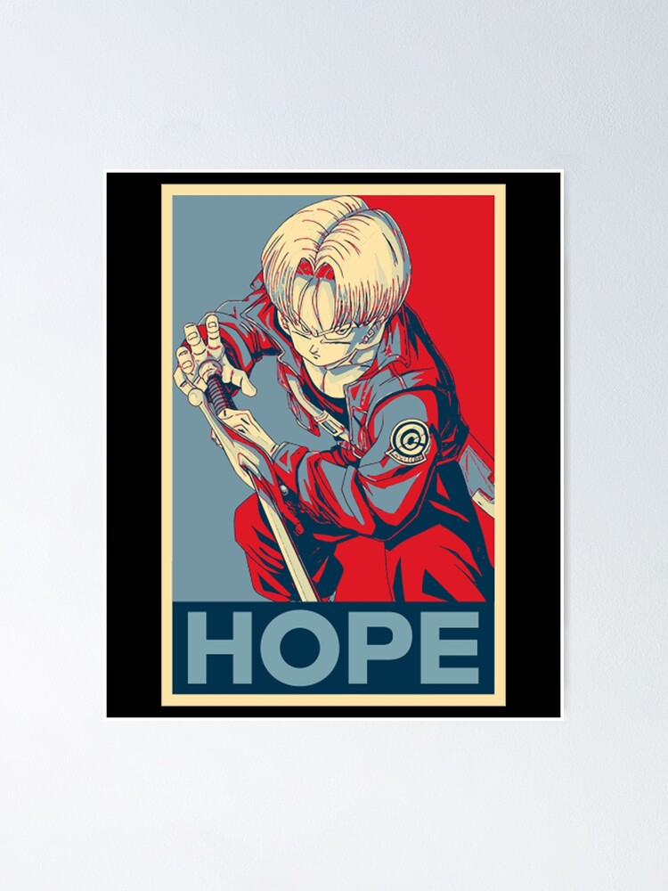 Protector of Hope-rage Future Trunks/dragonball Poster A4 