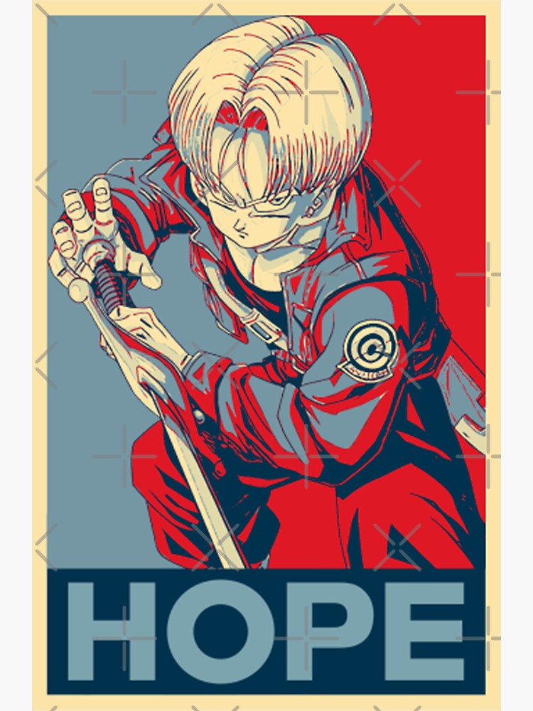 "Future Trunks Hope Dragon" Sticker for Sale by AmeliaClarks Redbubble