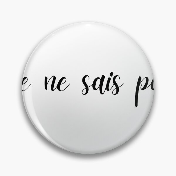 Item preview, Je ne sais pas designed and sold by Tres-Jolie.