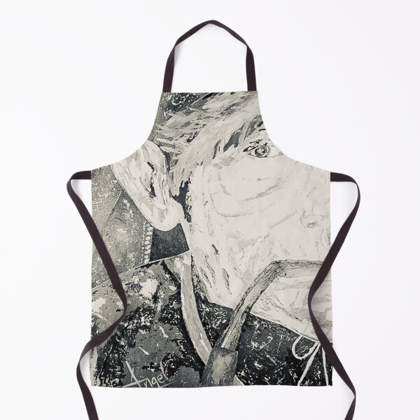 Item preview, Nona Kuna (Grandmother Kuna) Painting by Angel OShez Black and white designed and sold by EstudioIII.
