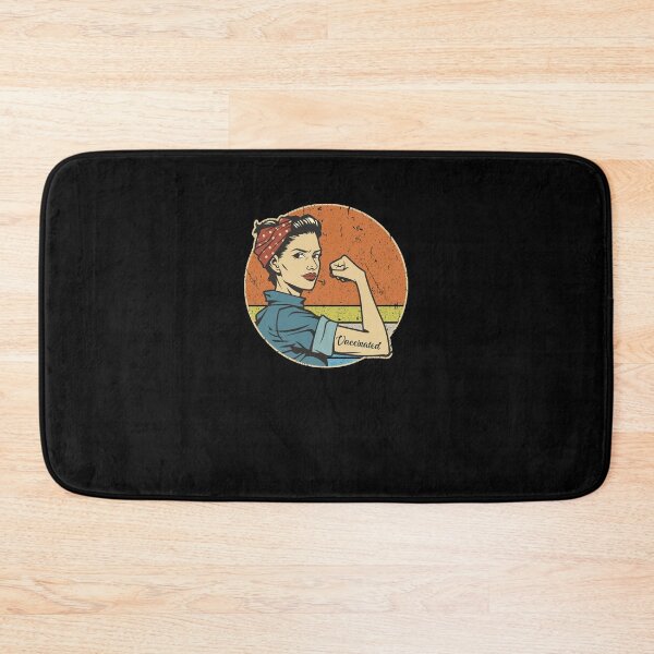 Item preview, Mujeres fuertes vacunadas Retro Sunset designed and sold by ElsieUnderwood.