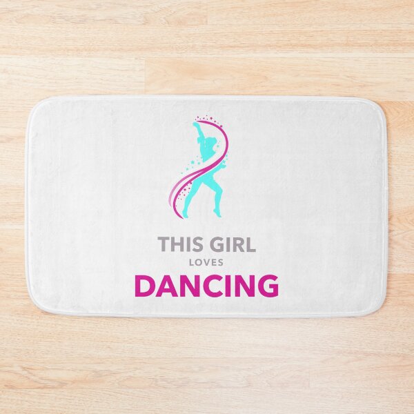 Item preview, This Girl Loves Dancing - Girls Dancing Design designed and sold by mum-of-two.