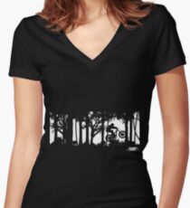 Werewolf Women's Fitted V-Neck T-Shirt