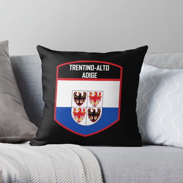 Trentino-Alto Adige Italy Flag Emblem Throw Pillow