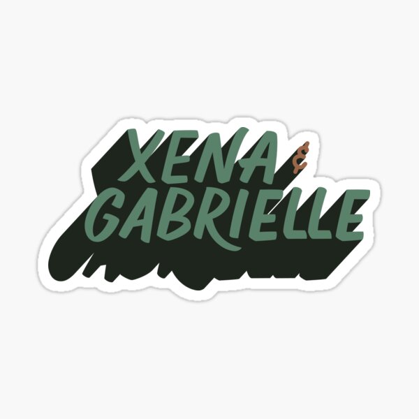 Xena & Gabrielle Sticker