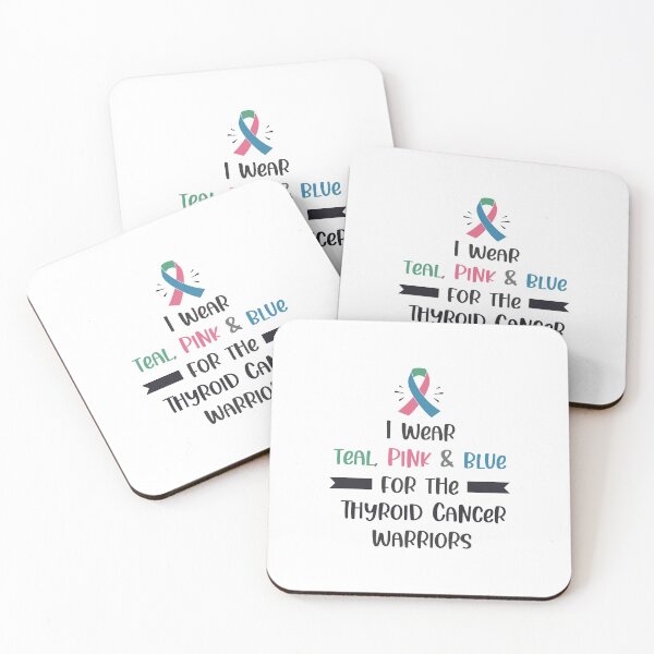 Item preview, I Wear Teal, Pink & Blue For The Thyroid Cancer Warriors designed and sold by ThyroidFighter.