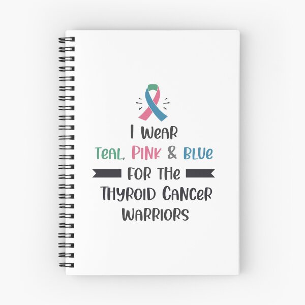 Item preview, I Wear Teal, Pink & Blue For The Thyroid Cancer Warriors designed and sold by ThyroidFighter.