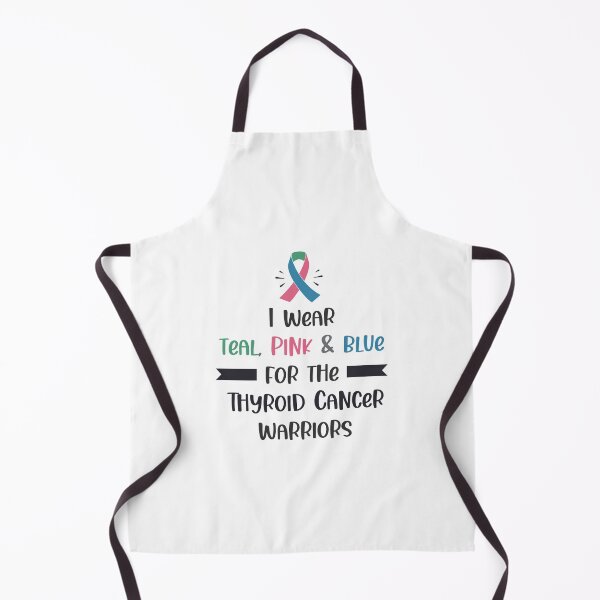 Item preview, I Wear Teal, Pink & Blue For The Thyroid Cancer Warriors designed and sold by ThyroidFighter.