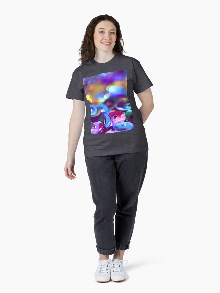 Thumbnail 4 of 7, Classic T-Shirt, Colorful art designed and sold by Semapemodiba.