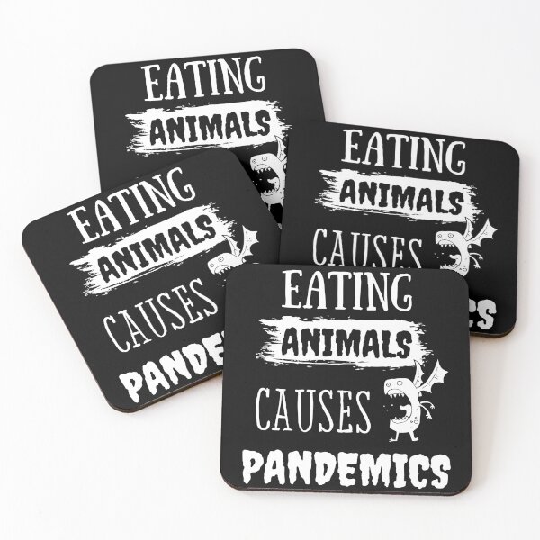 Item preview, Eating Animals Causes Pandemics designed and sold by For the love of Pixels.