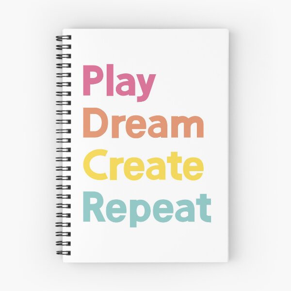Item preview, Play Dream Create Repeat  designed and sold by Lonelychiwawa.