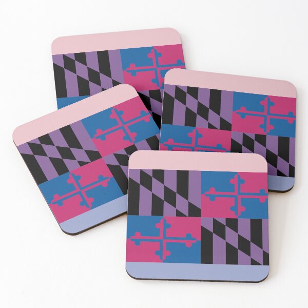 Item preview, Bisexual Pride Maryland State Flag designed and sold by FrolicDesigns.