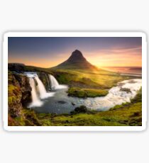 Kirkjufellfoss, Island Sticker