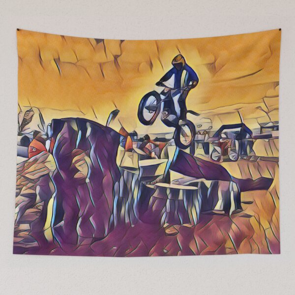 Item preview, Motocross Leap In Retro Pop designed and sold by Fearless-Fox.