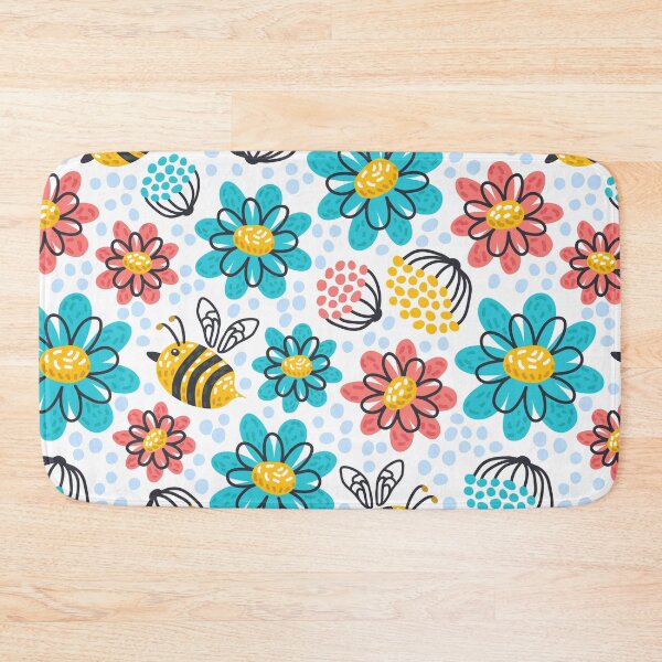 Item preview, bees and flowers designed and sold by tokhiti.