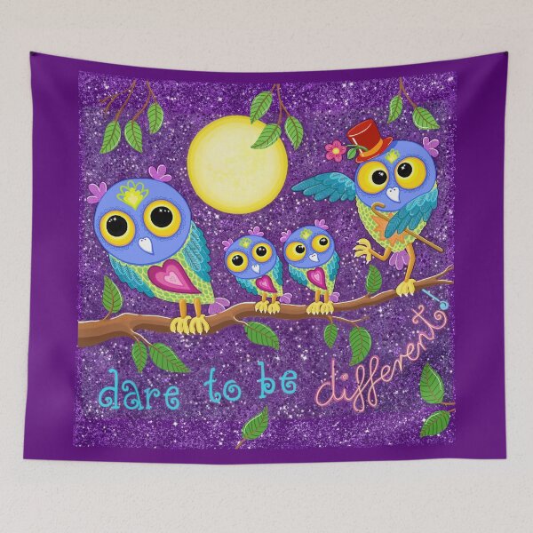 Item preview, Funny Owl Family designed and sold by Soozie Wray.