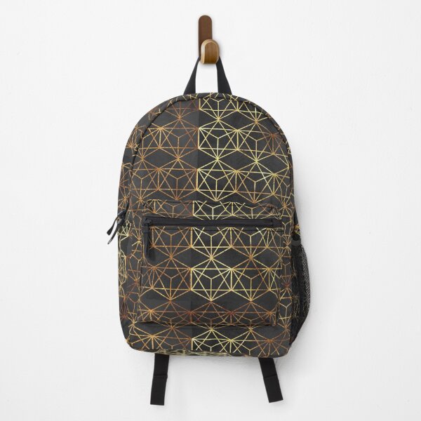 Item preview, Black Gold Geometric Pattern designed and sold by MA DESIGNS.