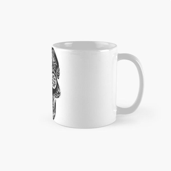 Item preview, Black Calavera Sugar Skull designed and sold by WakeNBake-Tees.