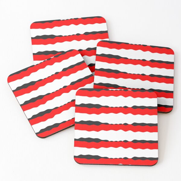 Item preview, black and red wave designed and sold by powerbrain.