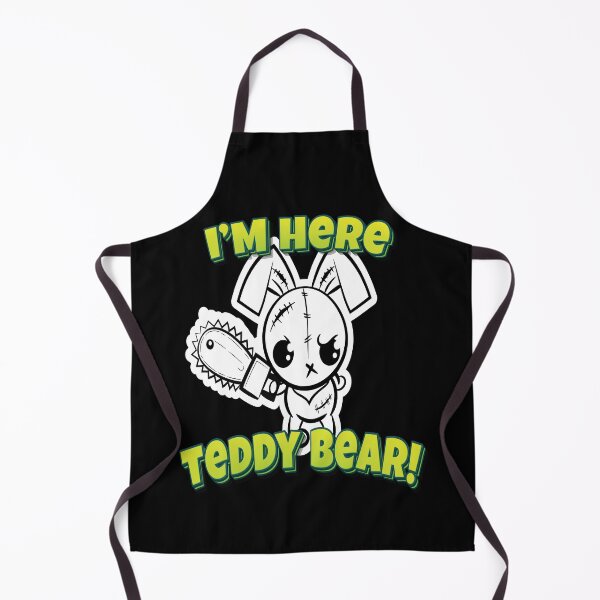Item preview, I Am Here Teddy Bear Grumpy Voodoo Bunny designed and sold by FiveNiches.