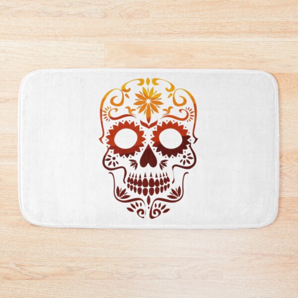 Item preview, Fire Calavera Sugar Skull designed and sold by WakeNBake-Tees.