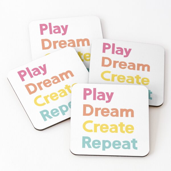 Item preview, Play Dream Create Repeat  designed and sold by Lonelychiwawa.