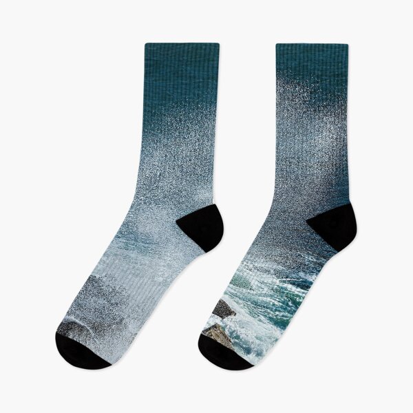Item preview, Breaking Wave Spray Shower Rocks Seascape designed and sold by Anna Lemos.