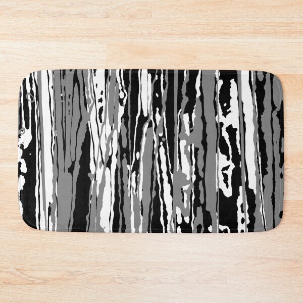 Item preview, Black White and Grey Abstract Print designed and sold by DFLC Prints.