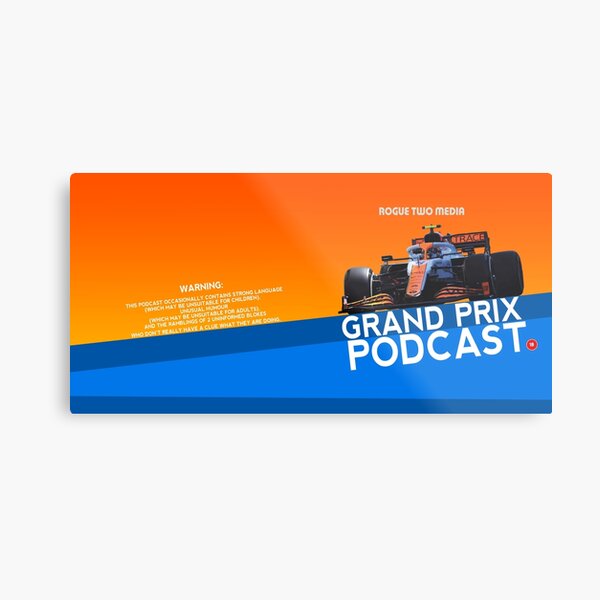 Grand Prix Podcast Mug 2021 Metal Print