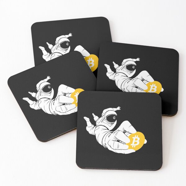 Item preview, Astronaut With Bitcoin To The Moon designed and sold by Paulina Vanlife.