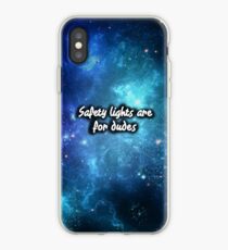 Safety Lights are for dudes - Space iPhone Case