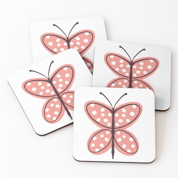 Item preview, Minimalist spotty butterfly designed and sold by PrintHatcher.