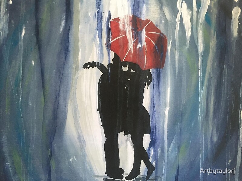 Red Umbrella: Canvas Prints | Redbubble