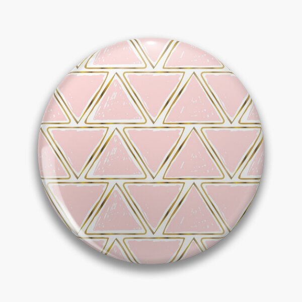 Item preview, Triagnle seamless pattern. Pink hand drawn triangles with gold contour for wedding card, mothers day, womans day. Feminine geometry background designed and sold by Olgus.