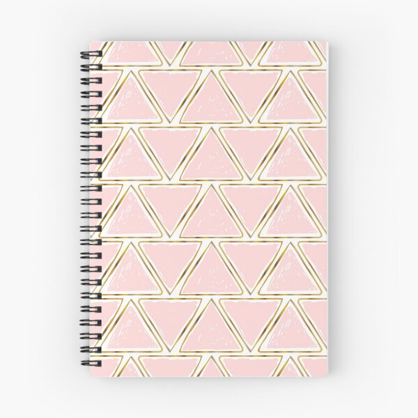 Item preview, Triagnle seamless pattern. Pink hand drawn triangles with gold contour for wedding card, mothers day, womans day. Feminine geometry background designed and sold by Olgus.