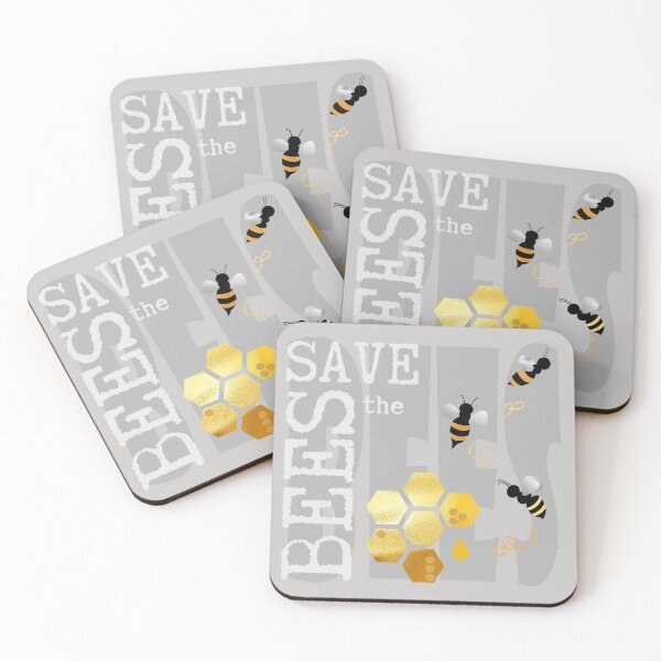 Item preview, Save the bees, protect the bees, cute honey bumble be kind to bees. Caroline Laursen original designed and sold by Caroline Laursen.