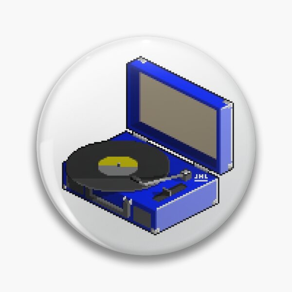 Item preview, Pixel Modern Record Player Blue designed and sold by hooples94.