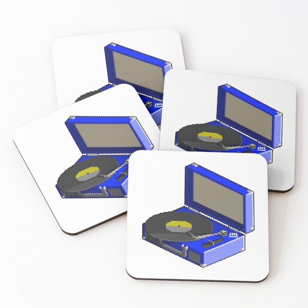 Item preview, Pixel Modern Record Player Blue designed and sold by hooples94.