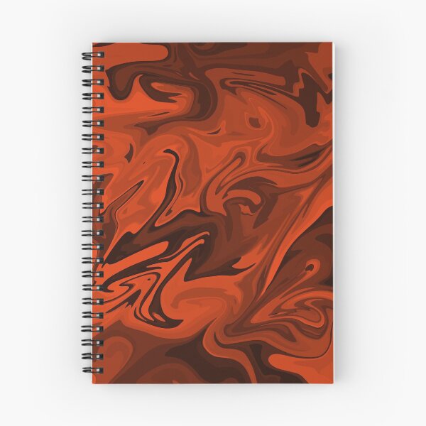 Item preview, Chaos Stream in Coquelicot Red Rouge designed and sold by Swirlify Apparel.